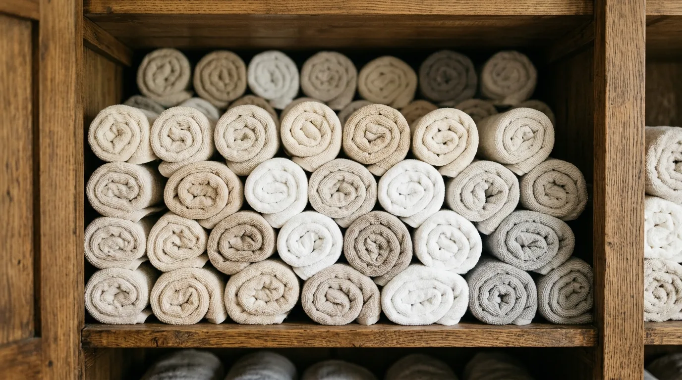 Use baskets for categories that slip easily inspiration for a linen closet.